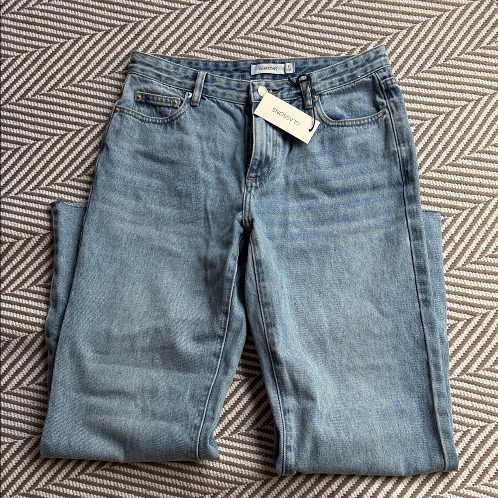 Glassons Light Blue Straight Jeans